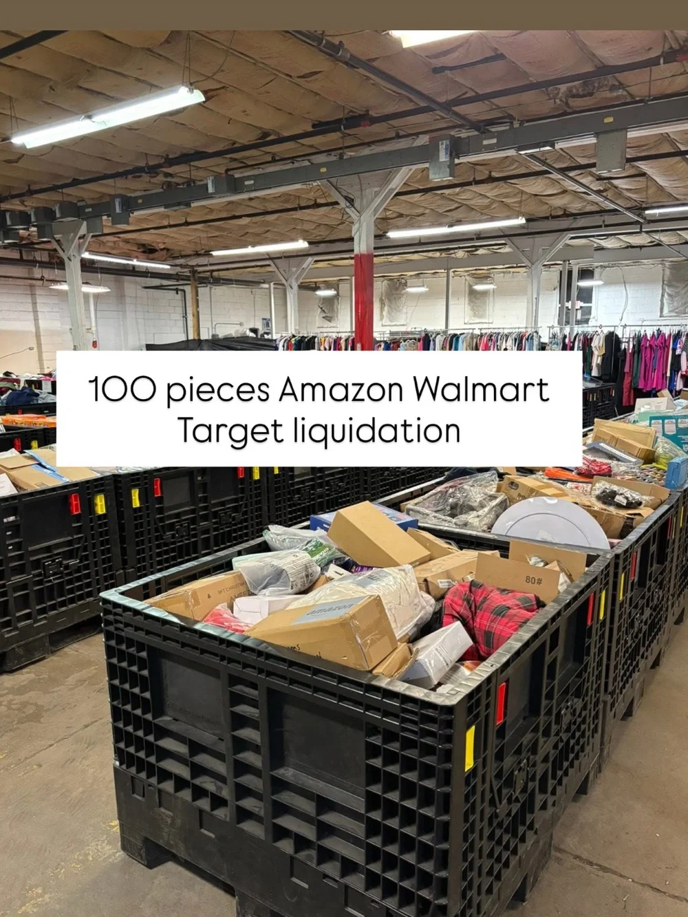 100 pcs mystery box return Amazon marshalls Walmart target liquidation gen mech